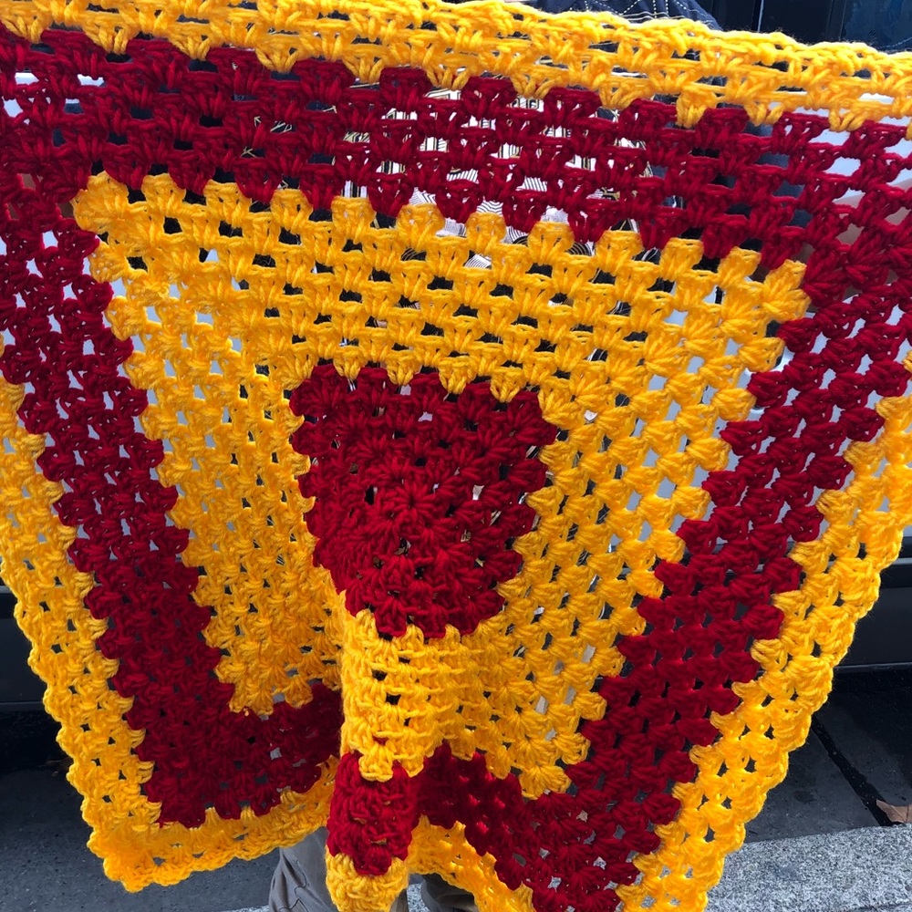 Knitted  blanket